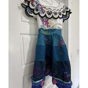 Disney Mirabel Encanto Dress Costume Girls Size 4 4T